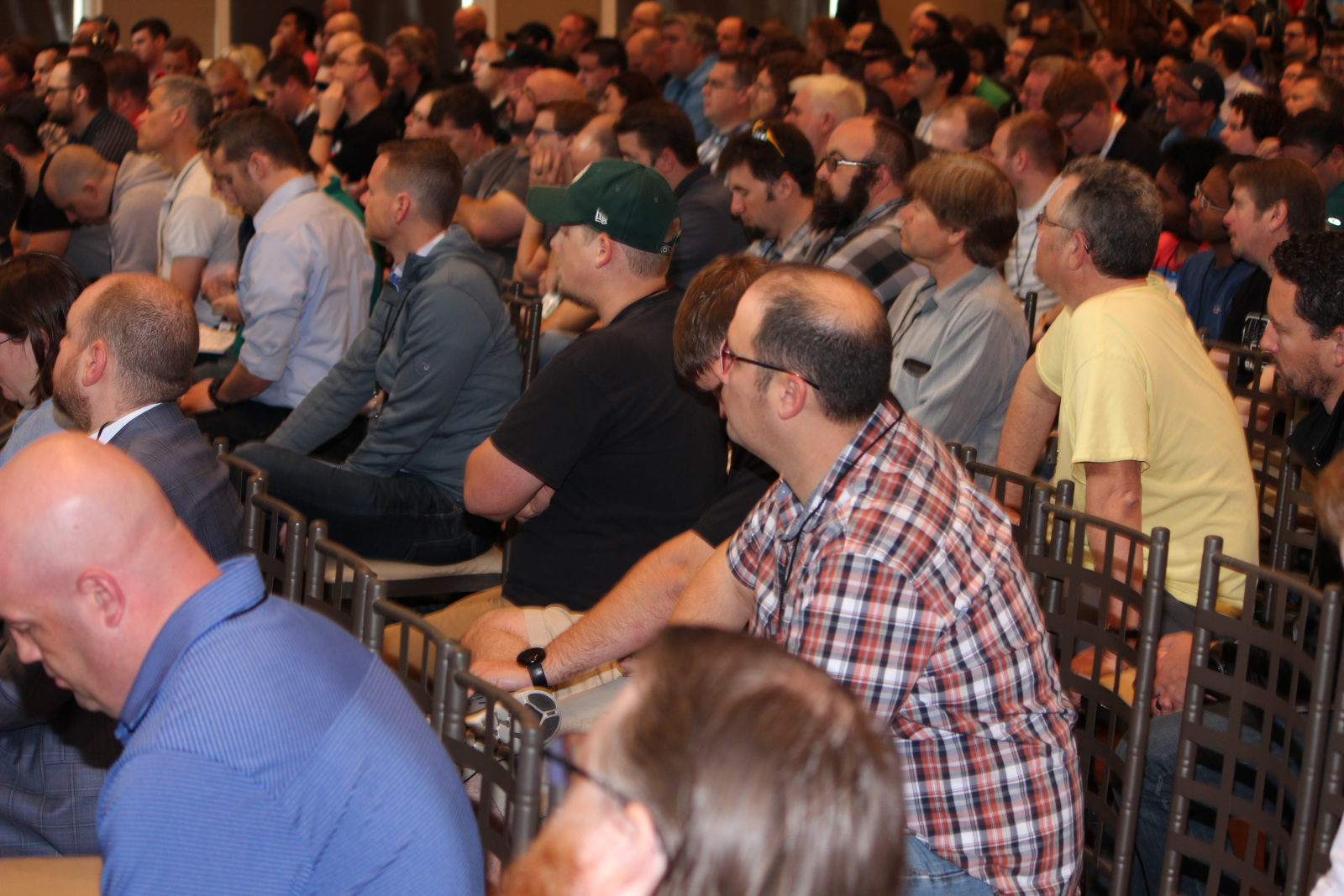 Attendees listening closely at Salt Lake City DevOps Days